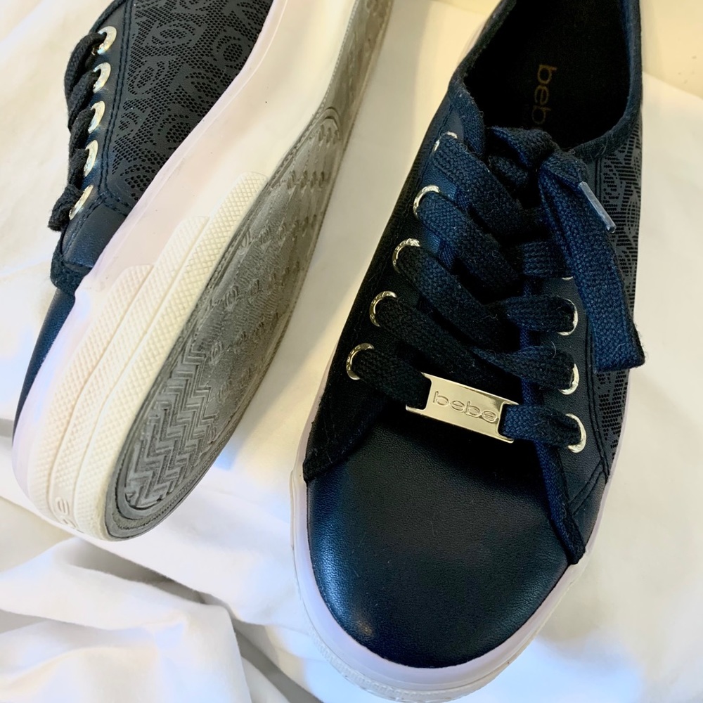 Black bebe sneakers